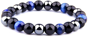 Hematite "Tiger Eye - Blue" Magnetic Bracelet